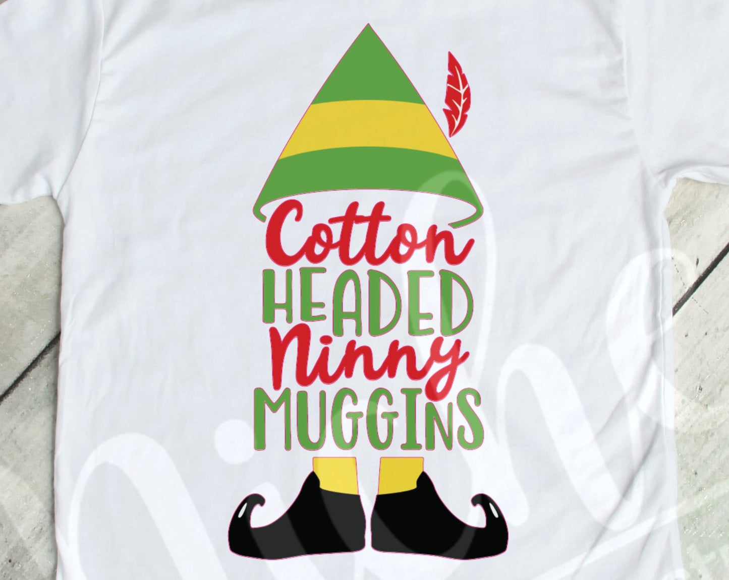 * Elf Cotton Headed Ninny Muggins Decal