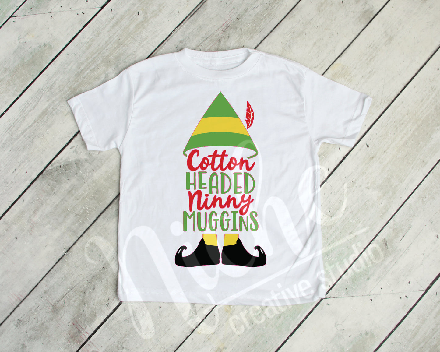 * Elf Cotton Headed Ninny Muggins Decal
