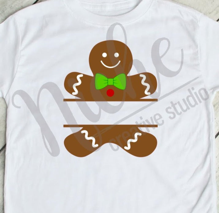 * Gingerbread Boy Name Decal