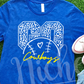 Go Baseball/Softball Screen Decal with Team Name