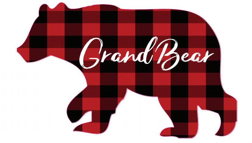*Grand Bear Plaid Decal