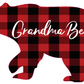 *Grandma Bear Plaid Decal