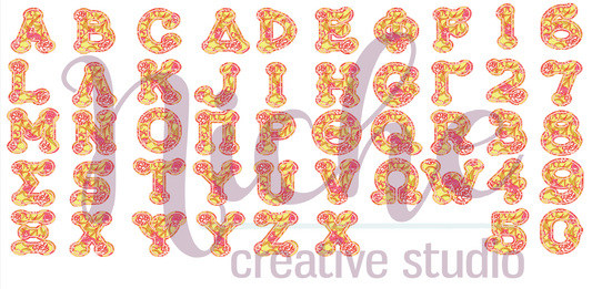 *2" Greek Yellow Owl Alphabet Decal