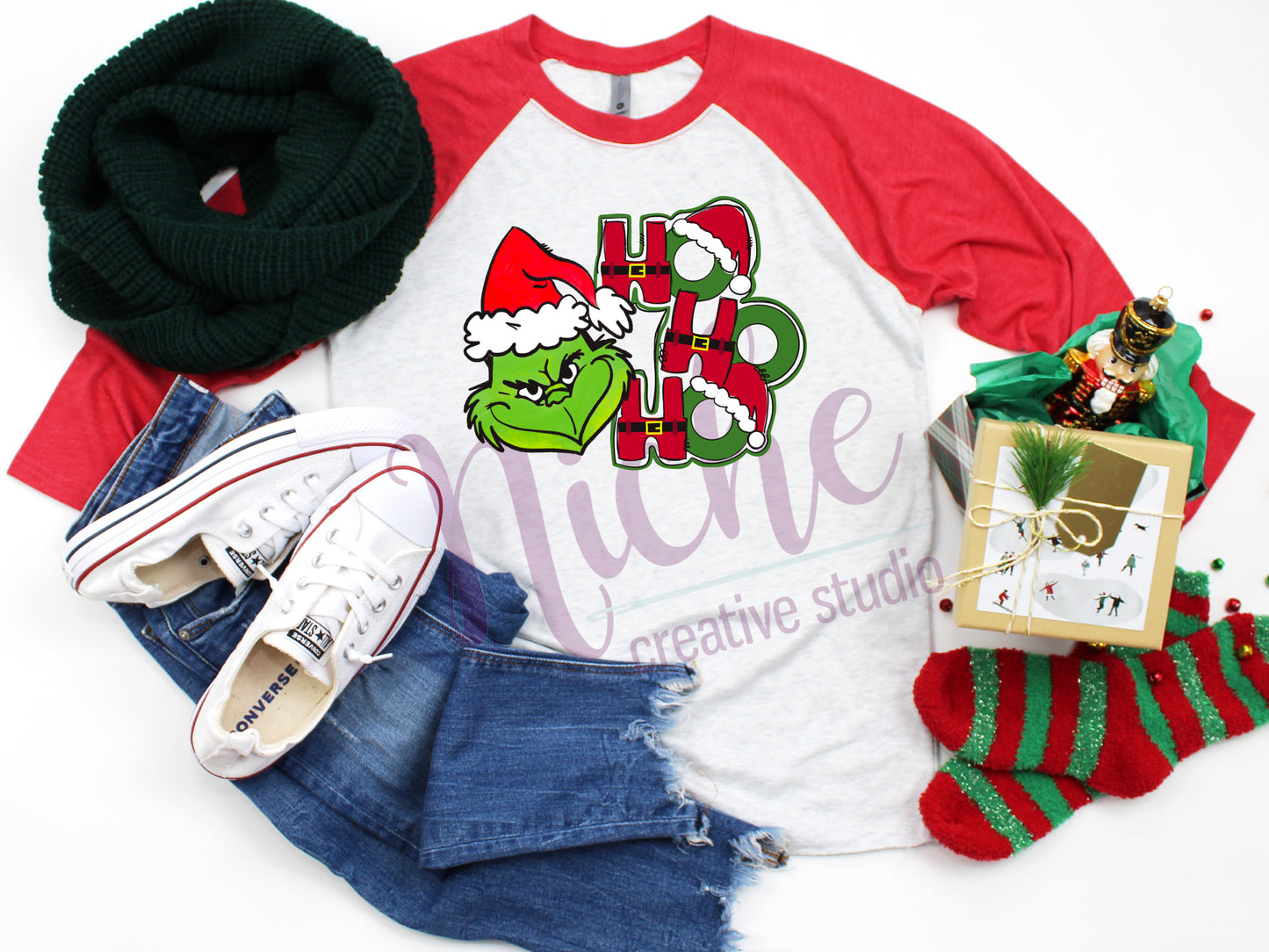 * Grinch Ho Ho Ho Decal