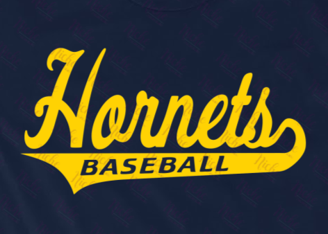 *Hornets Baseball Swoosh Decal