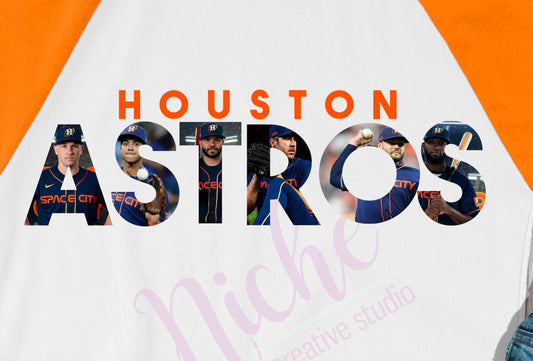 * Houston Astros Lineup Decal