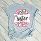 * Little Sister Floral Decal