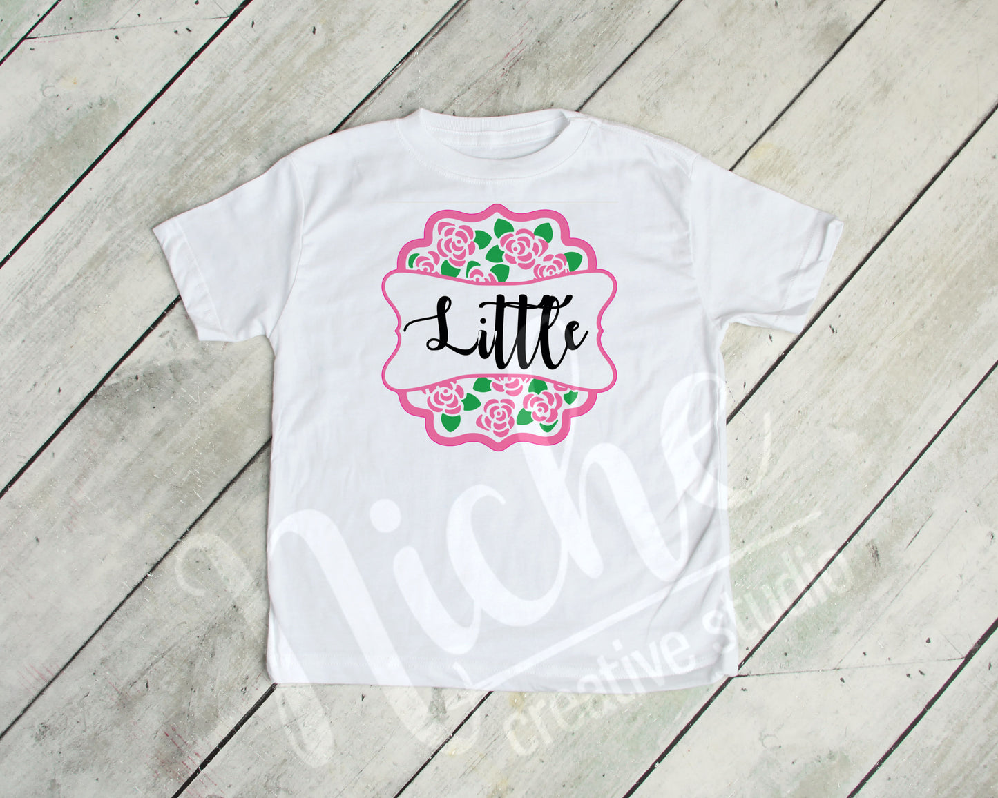 *Little Pink Floral Decal