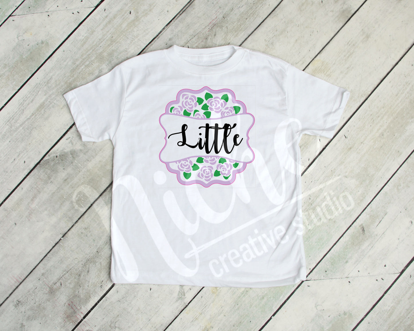 *Little Purple Floral Decal