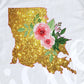 *Louisiana Glitter Decal
