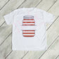 * Mason Jar Red Stripe Name Decal