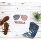 * Merica Glasses Decal