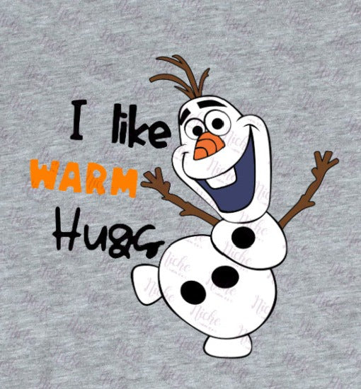 *Olaf Warm Hugs Decal