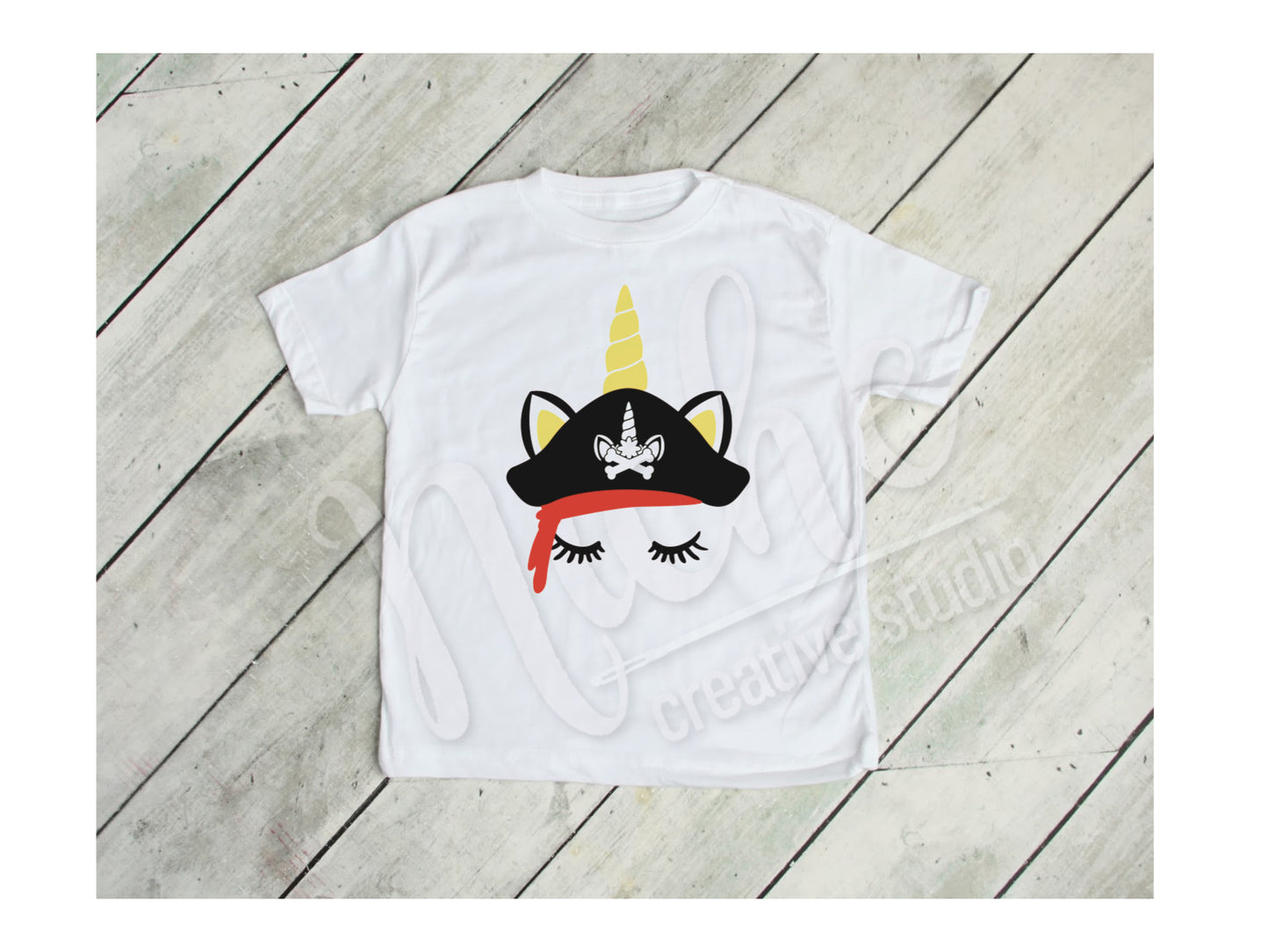 * Pirate Unicorn Decal