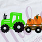 * Pumpkin Tractor Decal