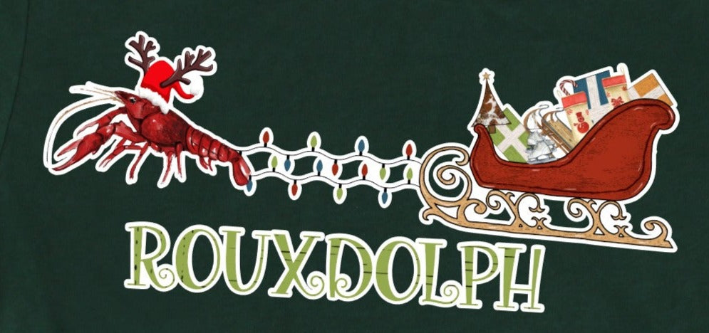 * Rouxdolph sleigh Decal