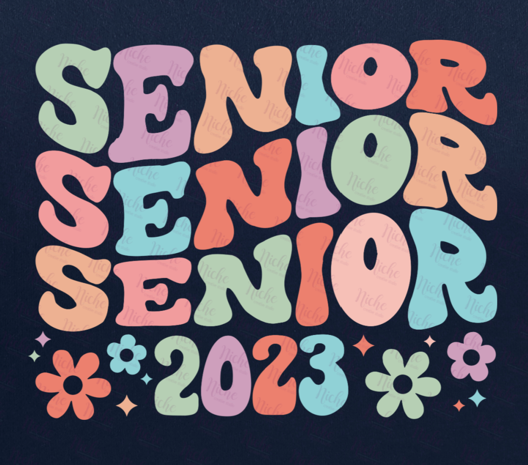 *Senior 2023 Groovy Decal