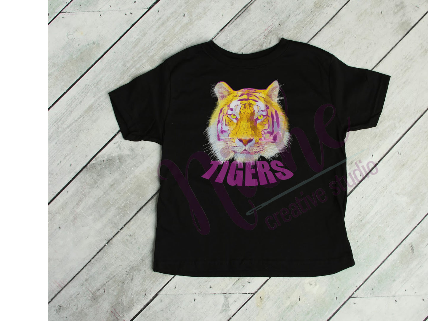* Tiger Watercolor Decal