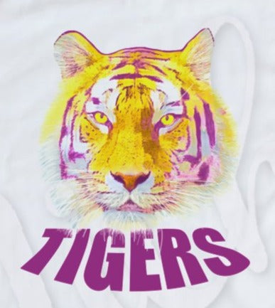 * Tiger Watercolor Decal