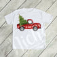 * Red Truck with Tree Decal