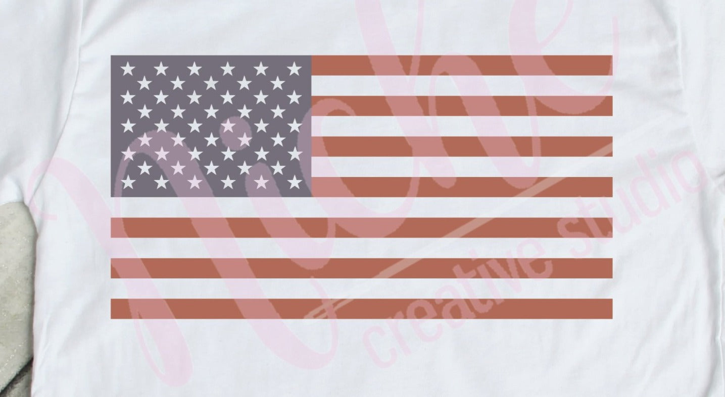 * USA Flag Decal