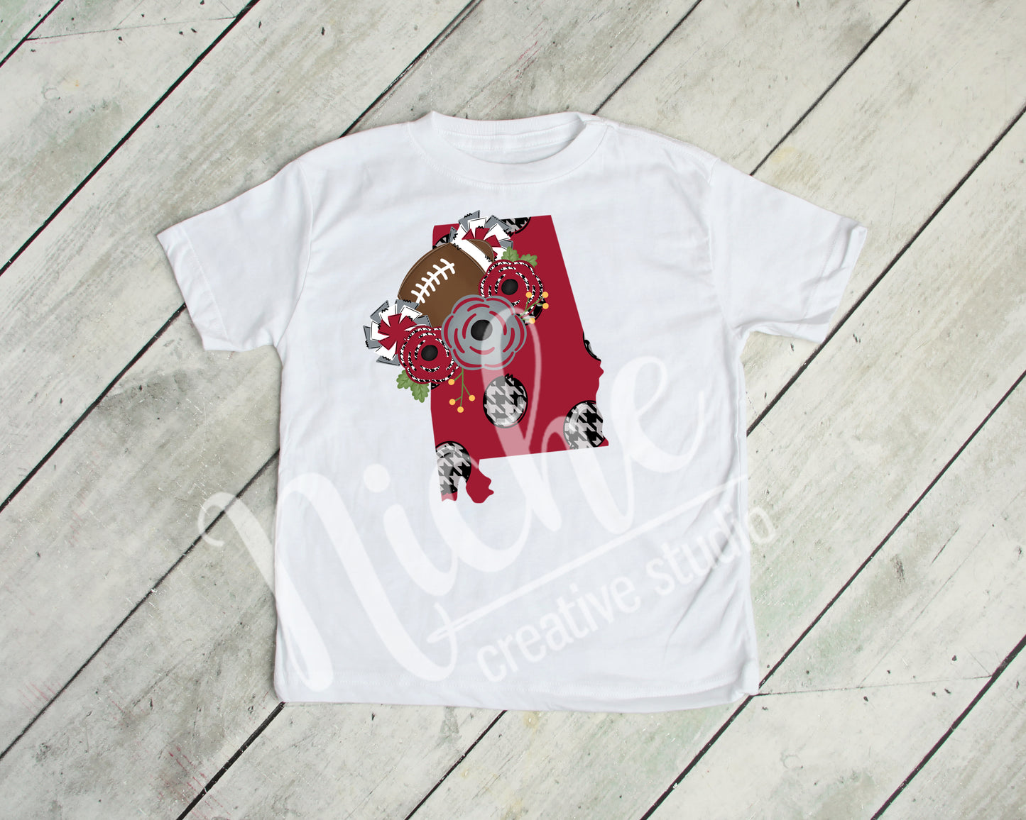 *Alabama Crimson Football Decal