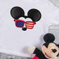 * American Boy Mouse Sunglasses Decal