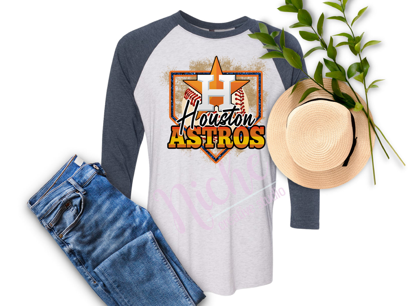 * Astros Home Plate Decal