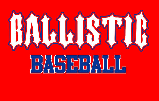 * Ballistic Baseball Old Script Logo Decal