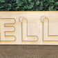 Laser-Cut Crafts Sign