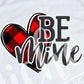 *Be Mine Buffalo Plaid Decal