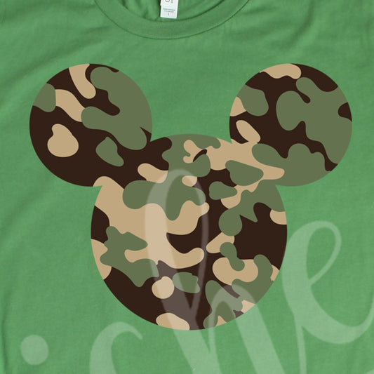 * Camo Mouse Decal
