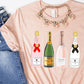 * Champage Bottles Decal