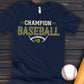 * Champions Baseball Decal with Number option