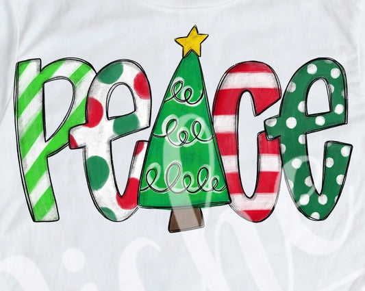* Christmas Peace Decal