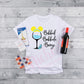 * Cinderella Drinking Wine Decal