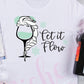* Elsa Drinking Wine Decal