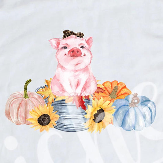 *Fall Pig Decal