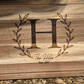 Olive Wreath Engraving with Personalization - Board not Included