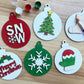 Wooden Ornaments Christmas