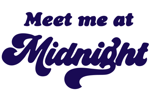 * Meet me at Midnight Retro Decal