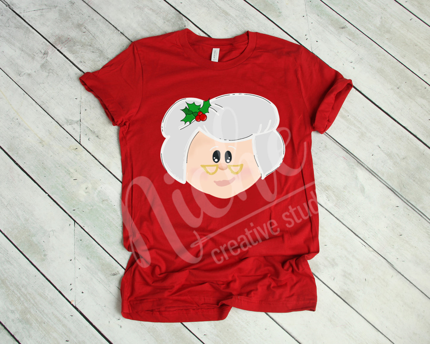 *$ Mrs Claus Decal