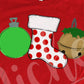 *Red Stocking Trio Decal