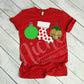 *Red Stocking Trio Decal