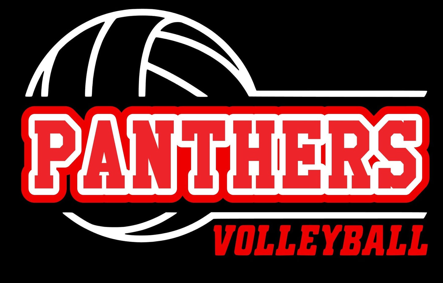 * Panthers Volleyball Decal