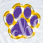 * Tiger Paw Print Decal