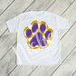 * Tiger Paw Print Decal