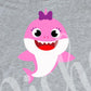 *Pink Baby Shark Decal