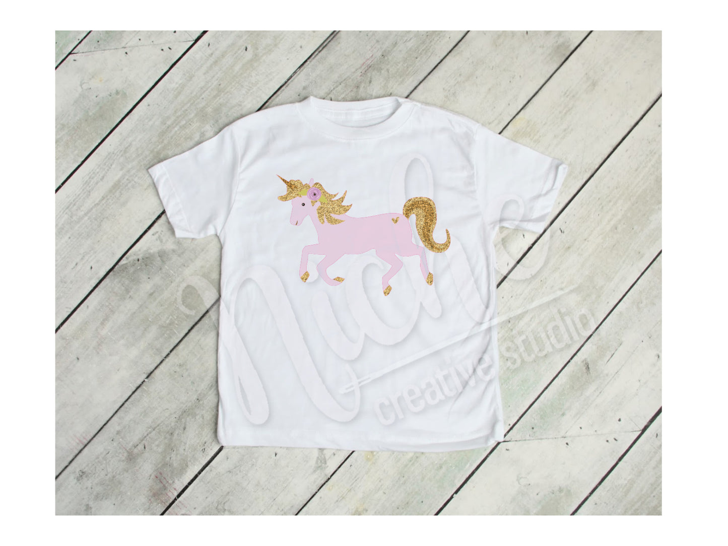* Pink Body Unicorn Decal