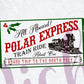 * Polar Express Ticket Decal